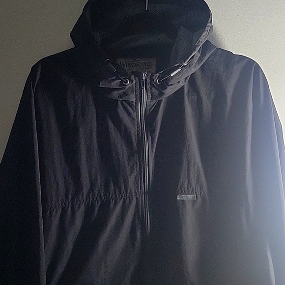 Mens Wind River Spring Rain Classic Jacket 👌 Size M / Color Black/Many Pockets! - Picture 9 of 15